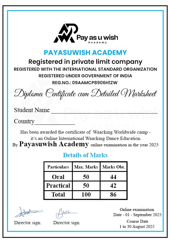 Certificate Mockup